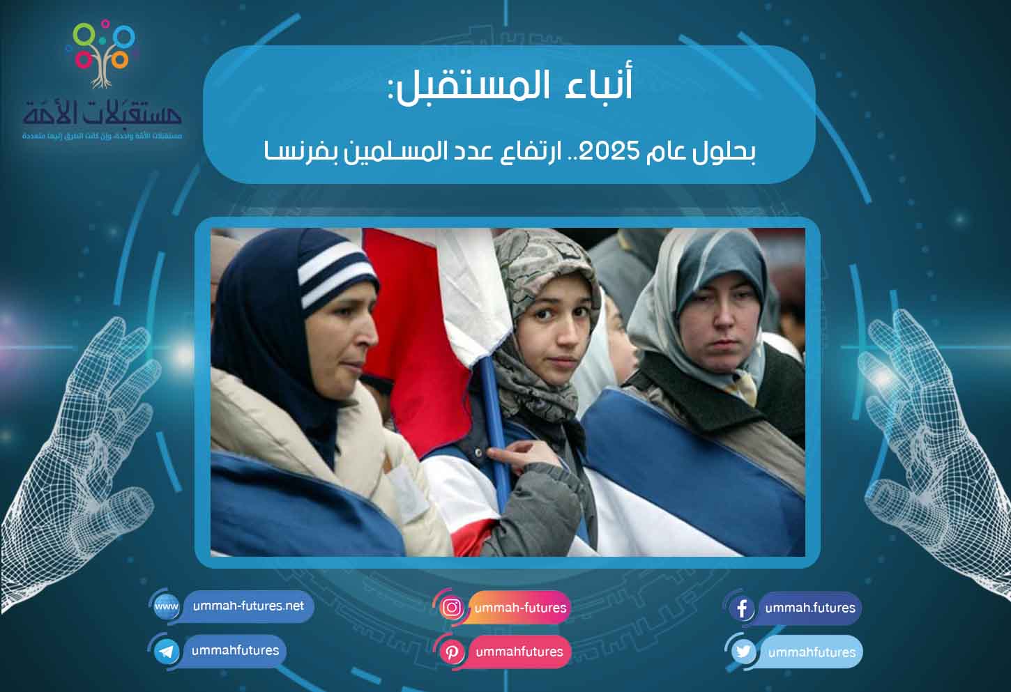 بحلول عام 2025.. ارتفاع عدد المسلمين بفرنسا